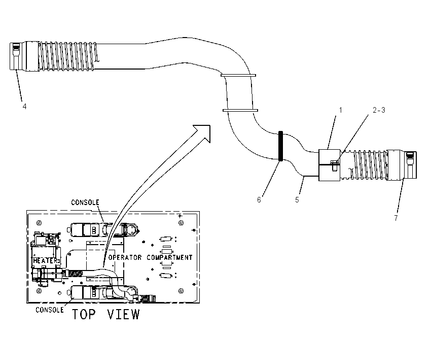 DUCT GP-DEFROSTER 6C8820 CAT