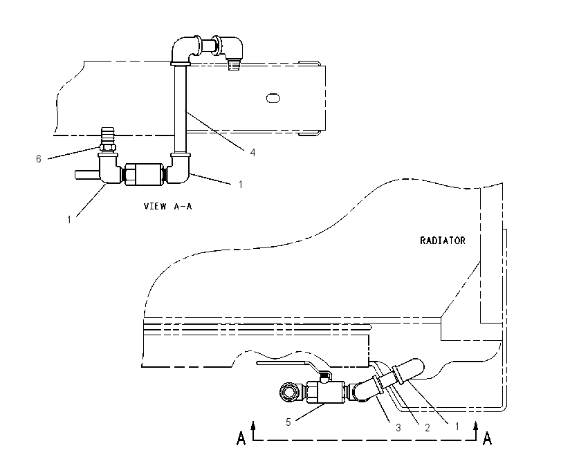 LINES GP-COOLANT DRAIN 1069930 CAT