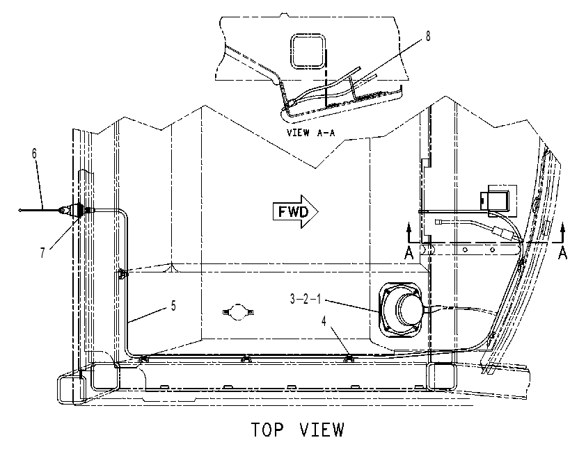 Установка радио 9U1177 CAT