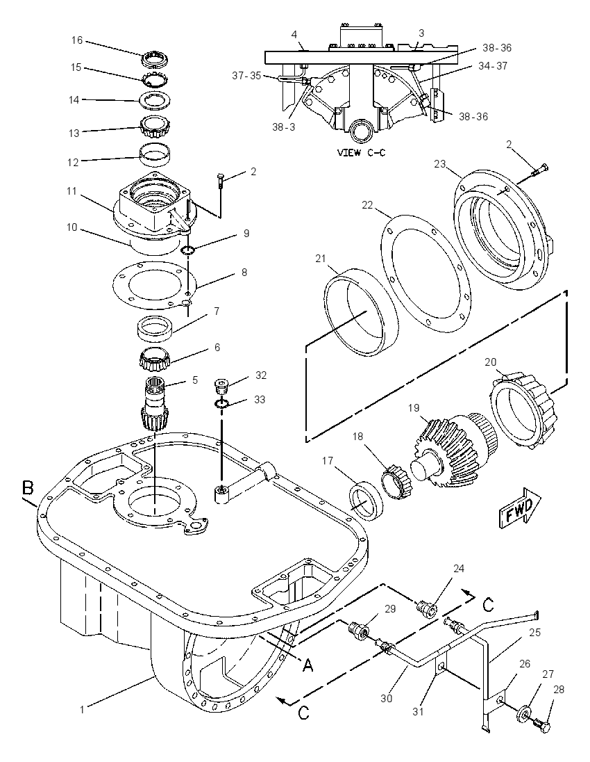 PLANETARY GP-DIFFERENTIAL STER 8E7807 CAT