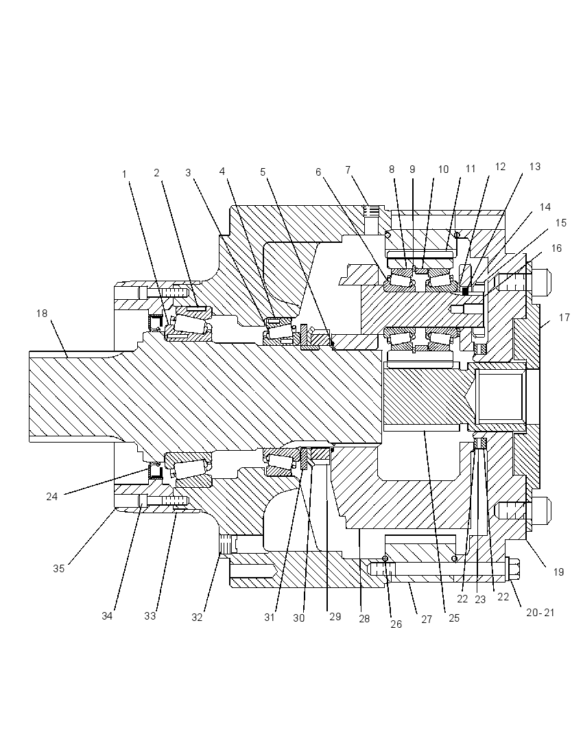 PLANETARY GP-ROTOR DRIVE 6R2489 CAT