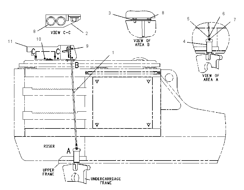 LOCK GP-SWING 6C9180 CAT