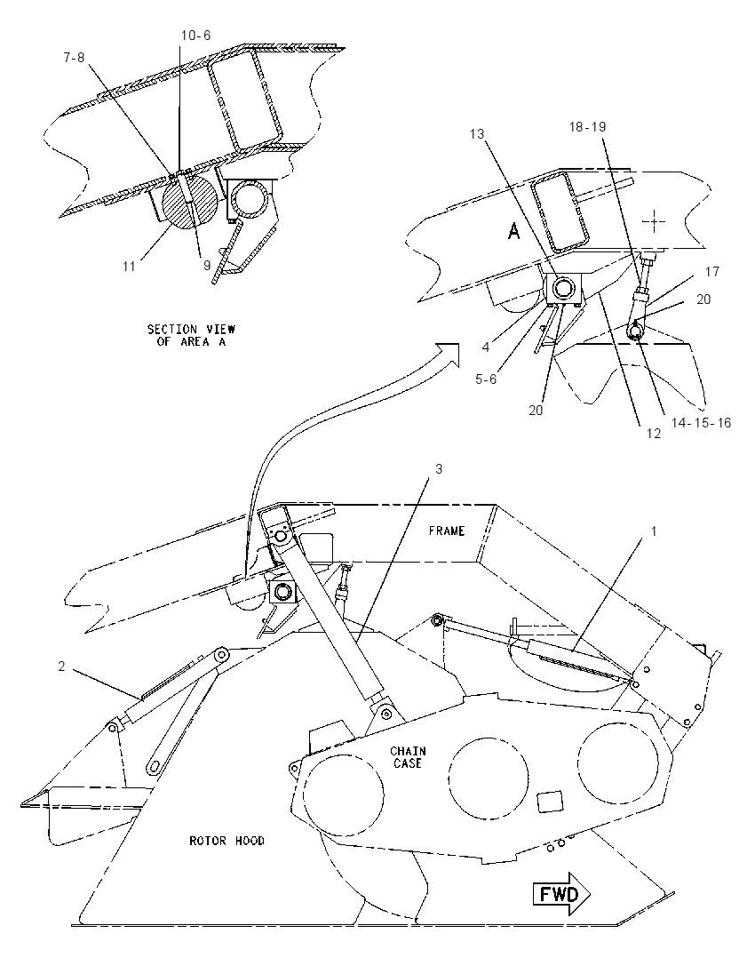 LINKAGE GP-MIXING CHAMBER 1067485 CAT