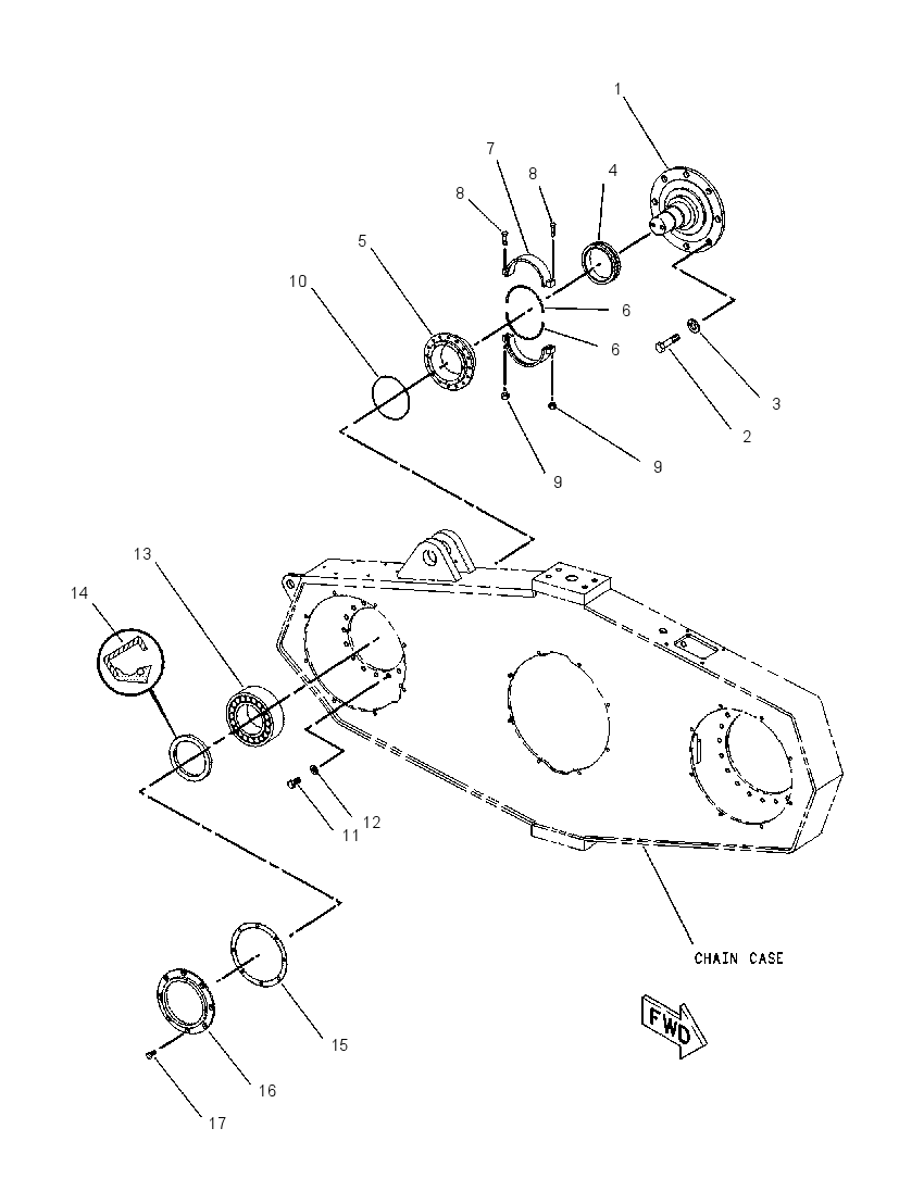 SHAFT GP-ROTOR STUB 1096643 CAT