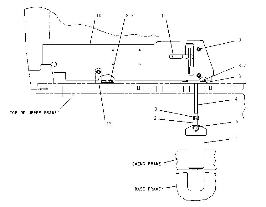 LOCK GP-SWING 6C9338 CAT