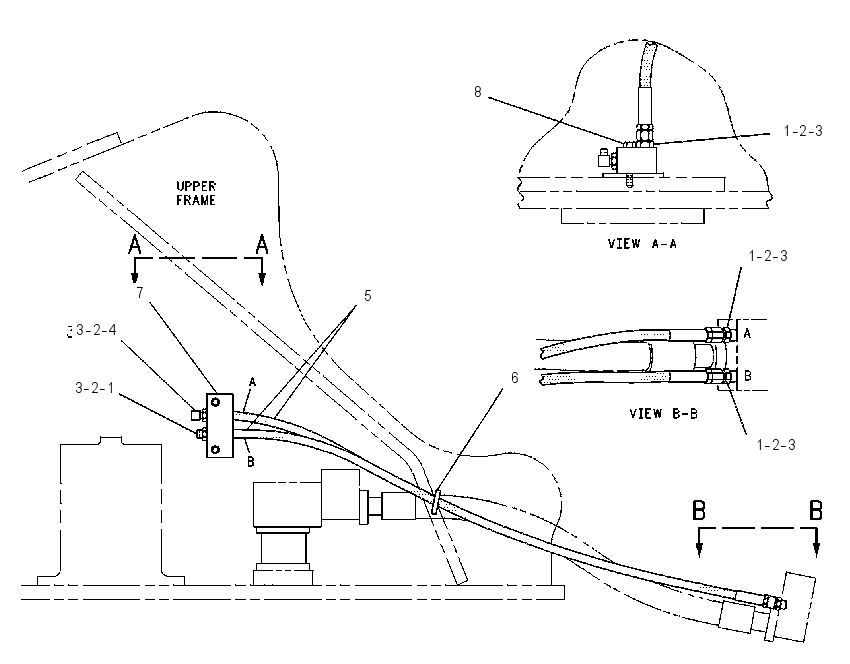 Трубопроводы управляющие 4I0966 CAT