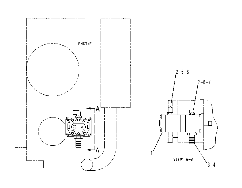 PUMP & MTG GP-VIBRATORY 1G4099 CAT