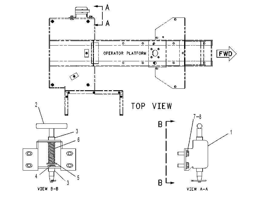 LOCK GP-ROTATION 1019559 CAT