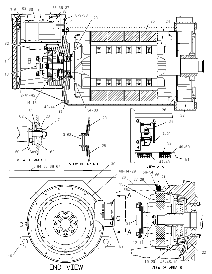 Генератор 6I4841 CAT