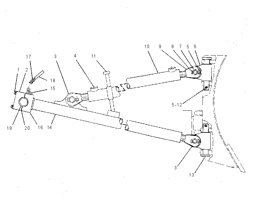 BRACE GP 8J6634 CAT