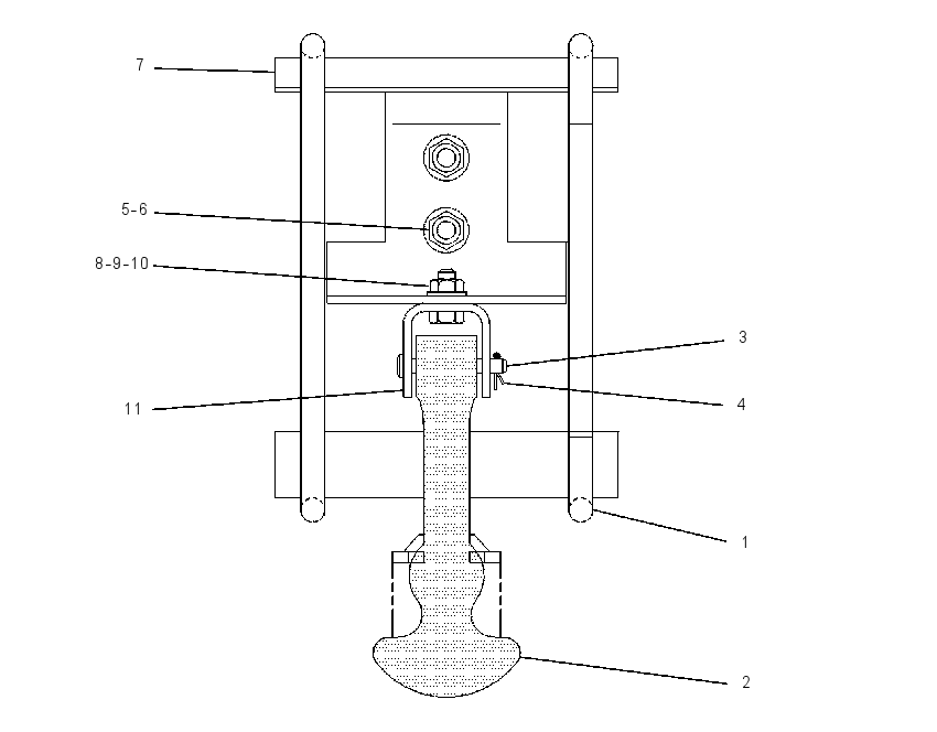 KEY GP-DRUM LOCK 1G2790 CAT