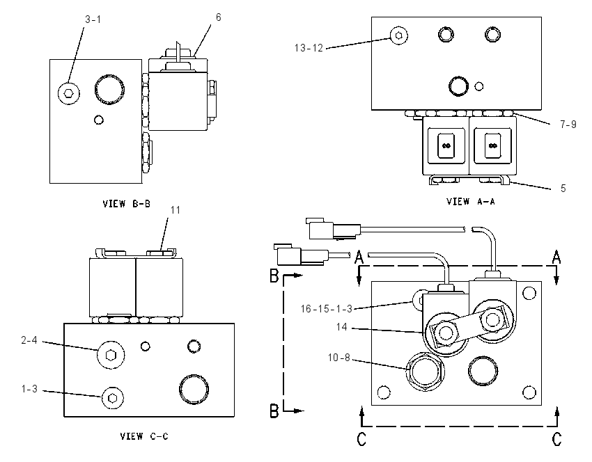 VALVE GP-BRAKE & SHIFT 1127040 CAT