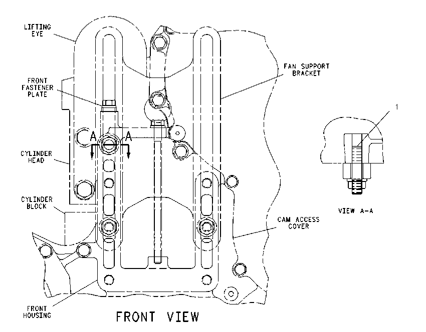 FASTENER GP-FAN DRIVE 1134386 CAT