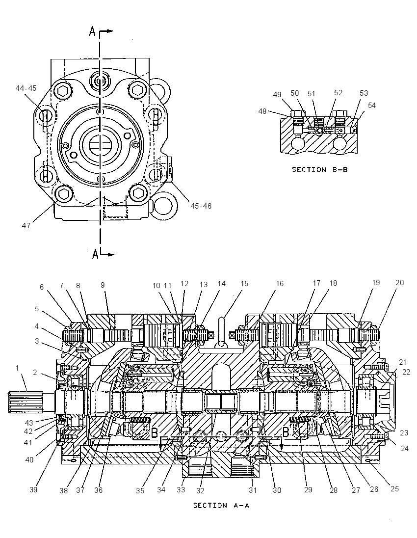 Насос гидравлический 7I0149 CAT