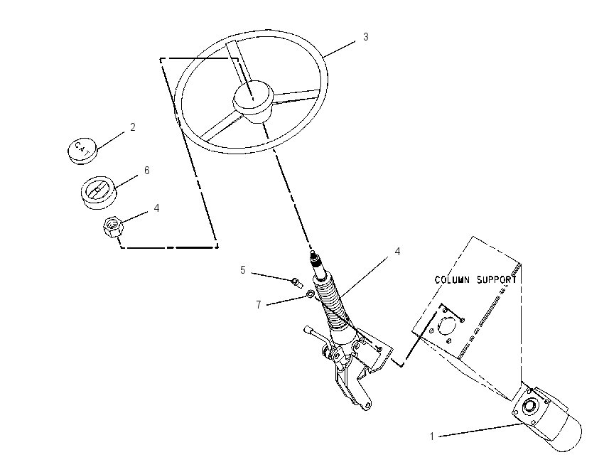 STEERING GP 1086237 CAT