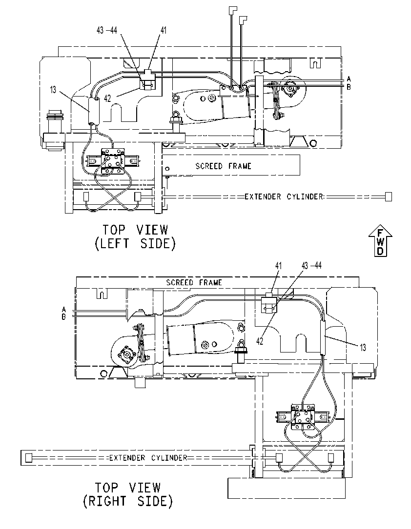 LINES GP-EXTENSION 8I0609 CAT