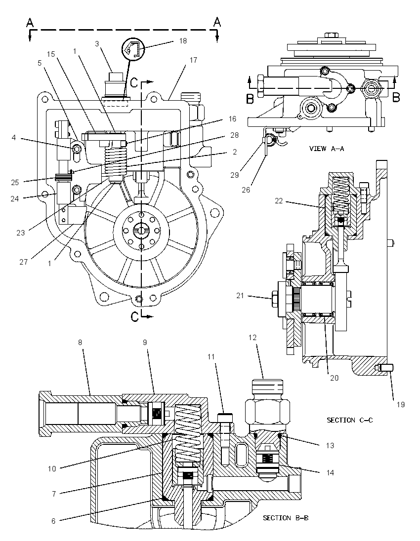 DRIVE GP-GOV & TRANSFER PUMP 7E4665 CAT