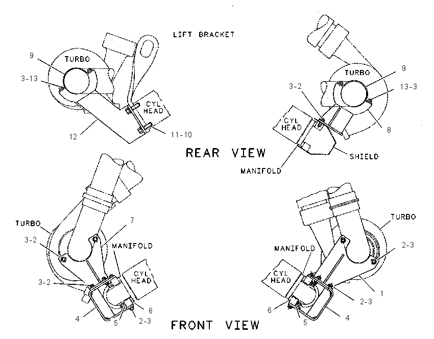 SUPPORT GP-AIR INLET 7E0268 CAT