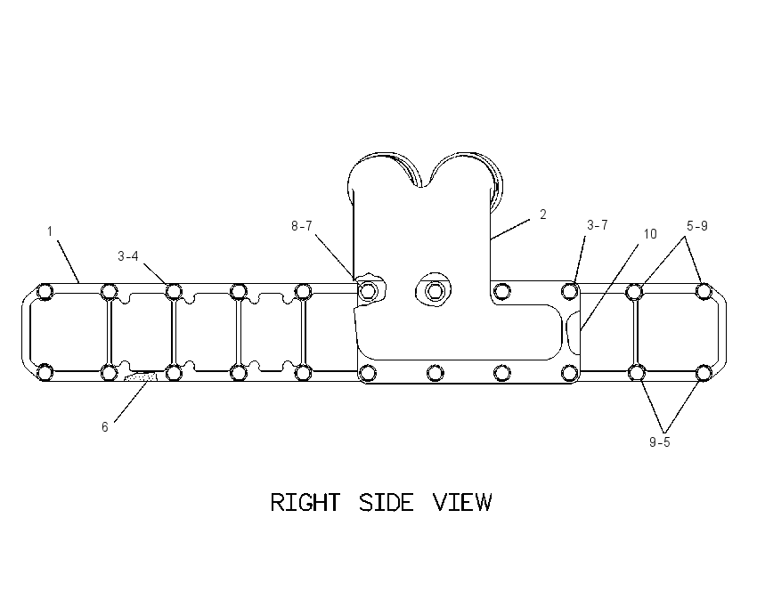 COVER GP-INLET MANIFOLD 6I2764 CAT