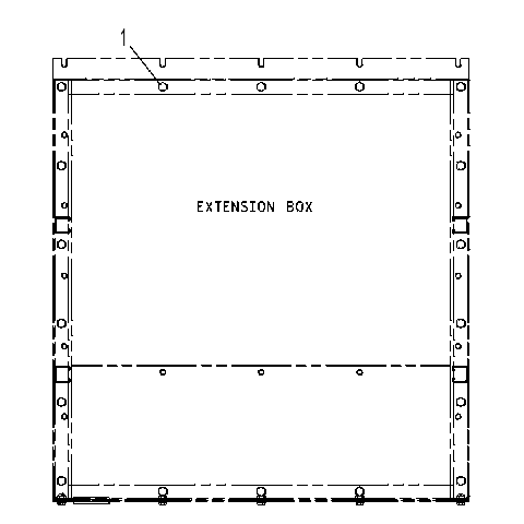 FASTENER GP-EXTENSION BOX 1081055 CAT