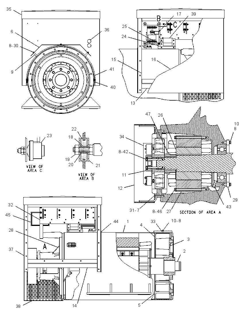 Генератор 1091601 CAT
