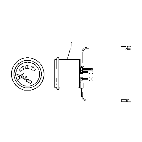 METER GP-VOLT 4W8184 CAT
