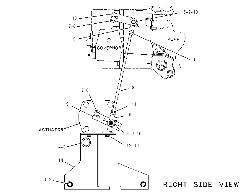 MOUNTING GP-ACTUATOR 1117080 CAT