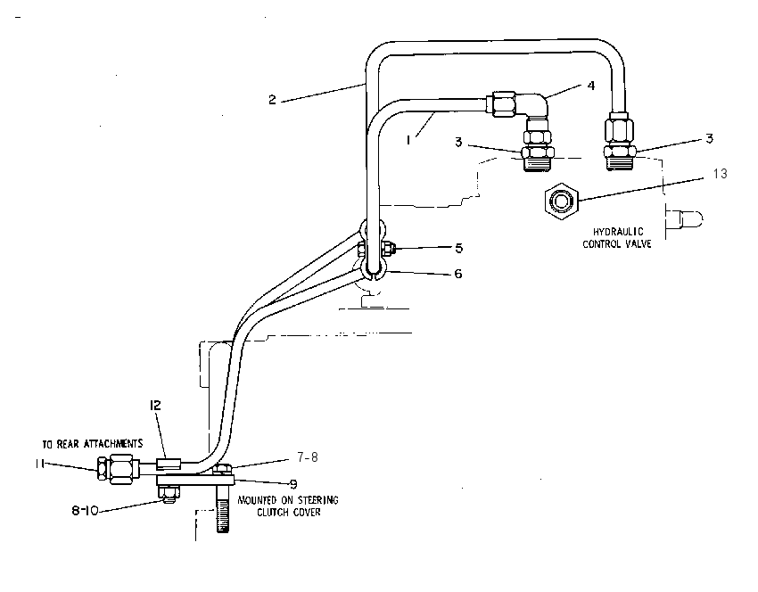 LINES GP-REAR ATTACHMENT 1153556 CAT
