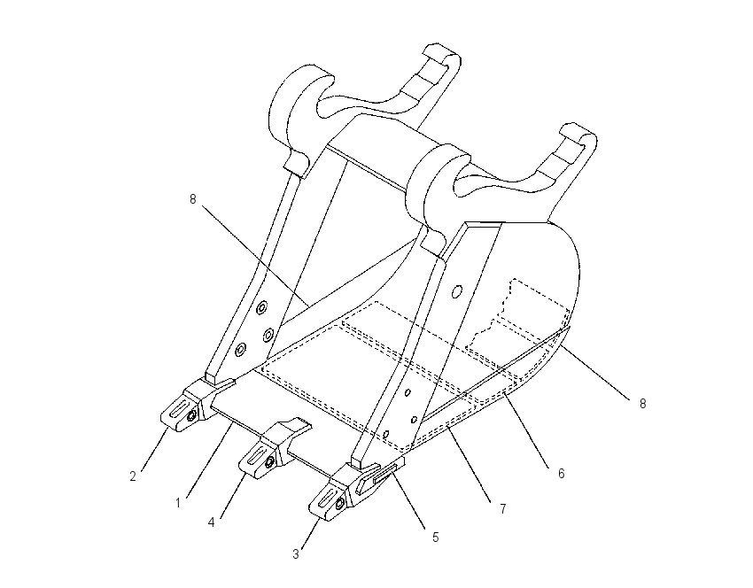 BUCKET AS-TRENCHING 1077094 CAT