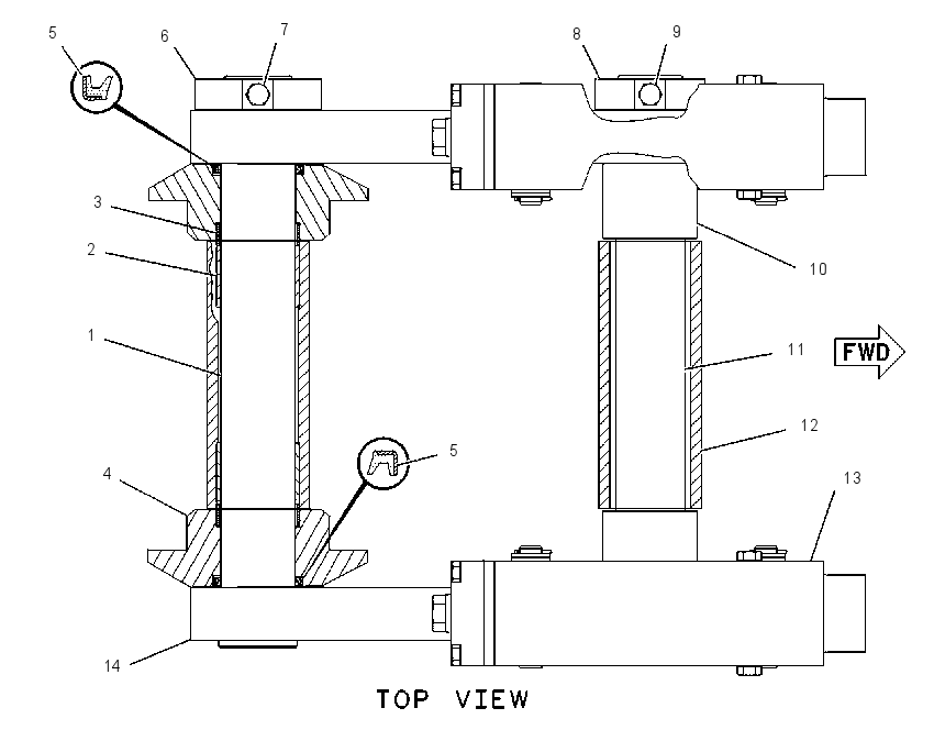 COUPLER GP-BUCKET 1081146 CAT