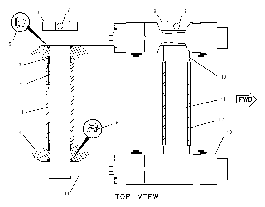 COUPLER GP-BUCKET 1081147 CAT
