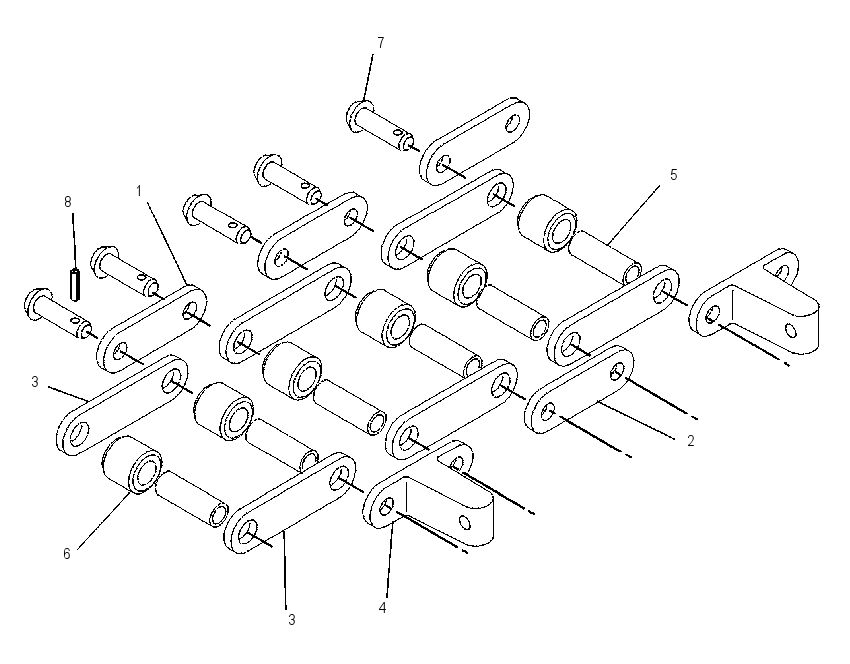 CHAIN GP-CONVEYOR 1196653 CAT