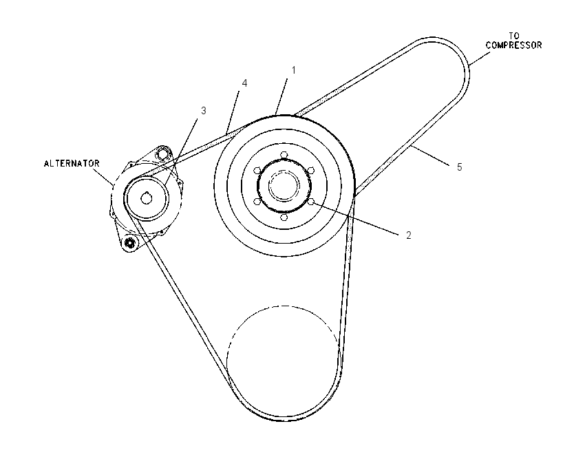 PULLEY GP-FAN & ALT DRIVE 1099794 CAT