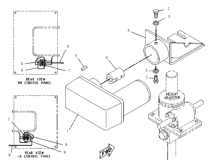ADJUSTER GP-HEIGHT 1123471 CAT