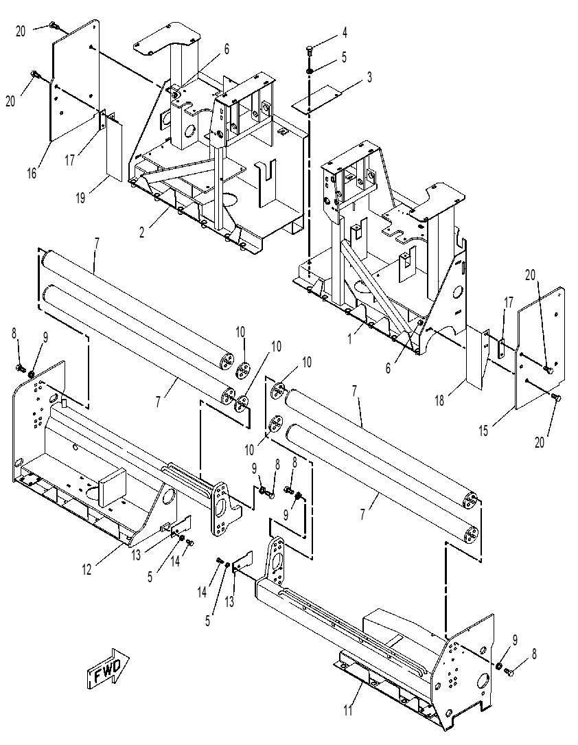 FRAME GP-SCREED 8I0001 CAT