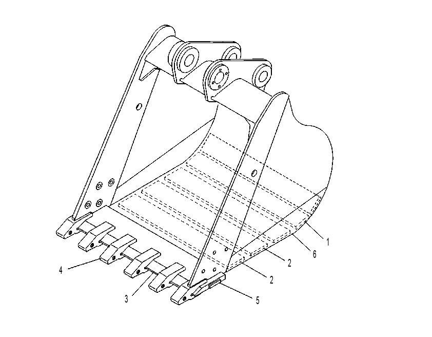 Ковш в сборе 1102114 CAT
