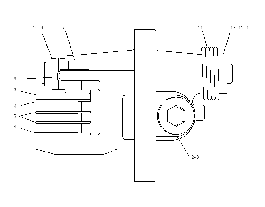 BRAKE AS-PARKING 1128779 CAT
