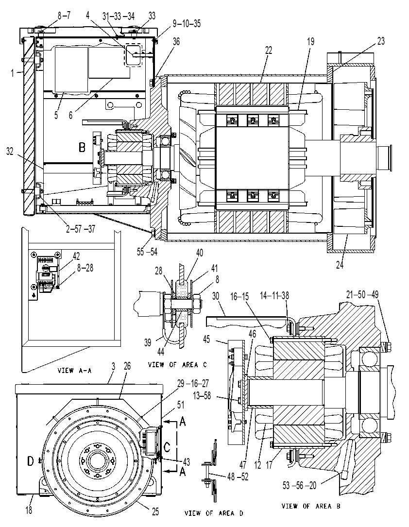 Генератор 7C1605 CAT