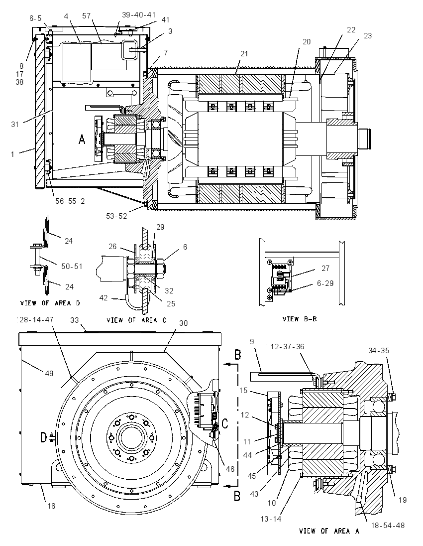 Генератор 7C3537 CAT