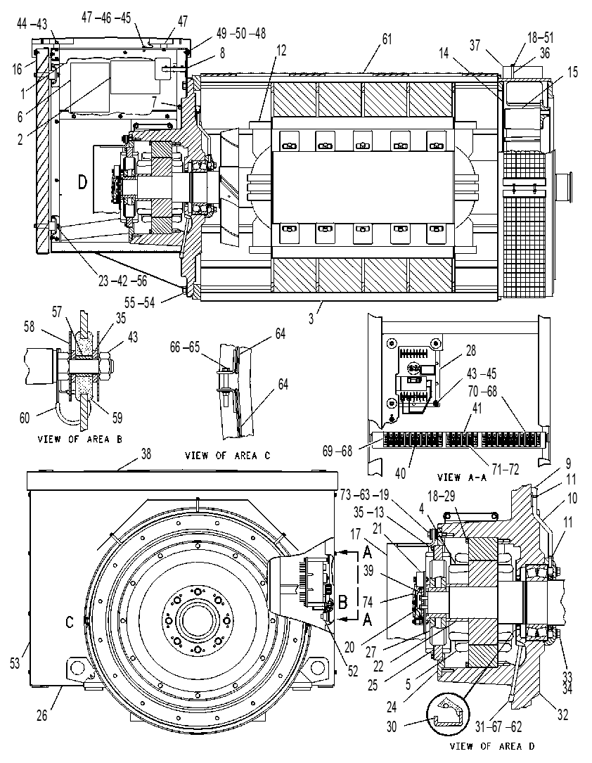 Генератор 6I3090 CAT
