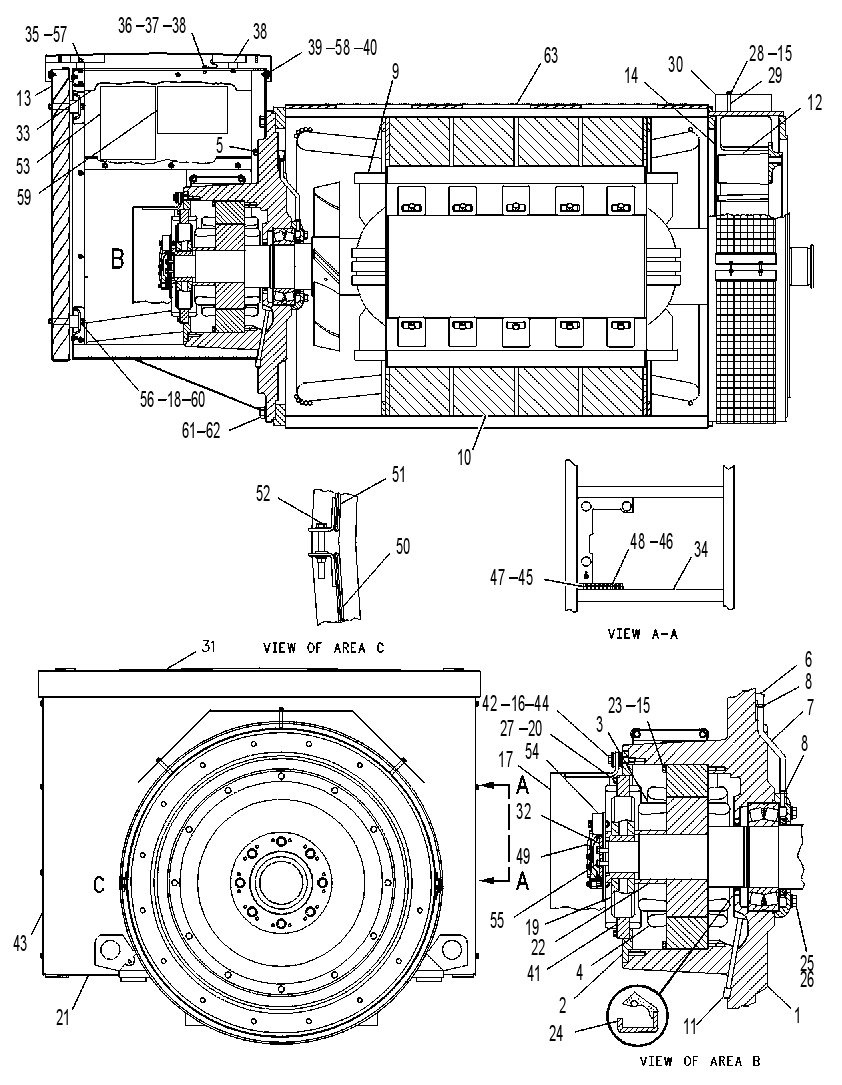 Генератор 4P3015 CAT