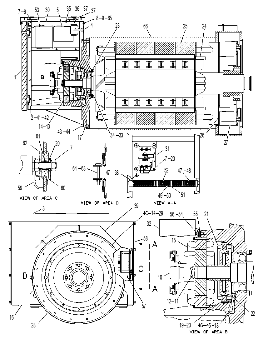 Генератор 6I4839 CAT