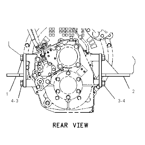 SUPPORT GP-TRANSMISSION 1090845 CAT