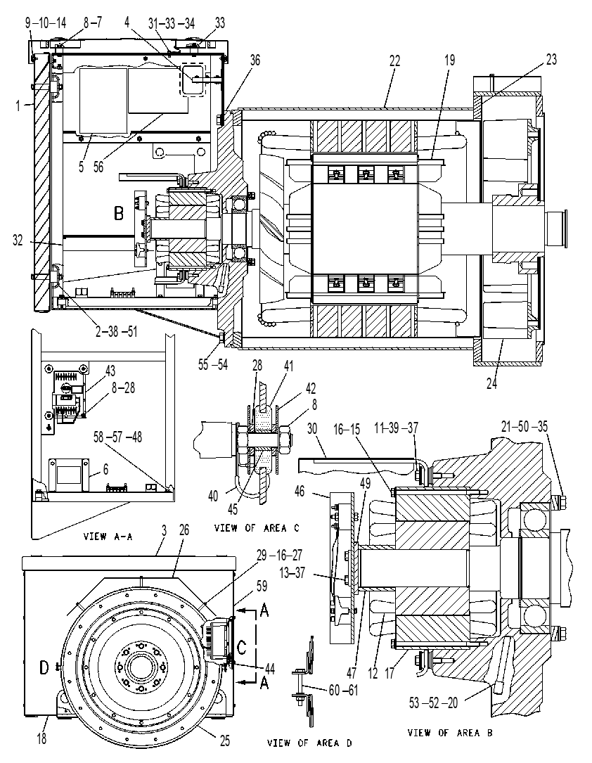 Генератор 4P2238 CAT