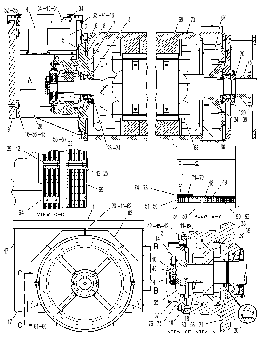 Генератор 6I4835 CAT