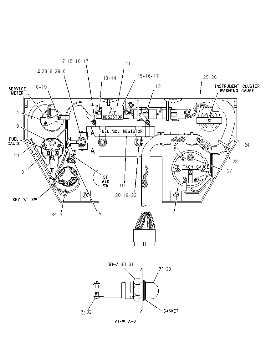 CONSOLE GP-INSTRUMENT 1091033 CAT