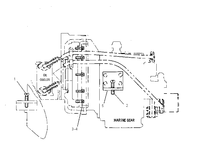 SUPPORT GP-TRANSMISSION 1090853 CAT