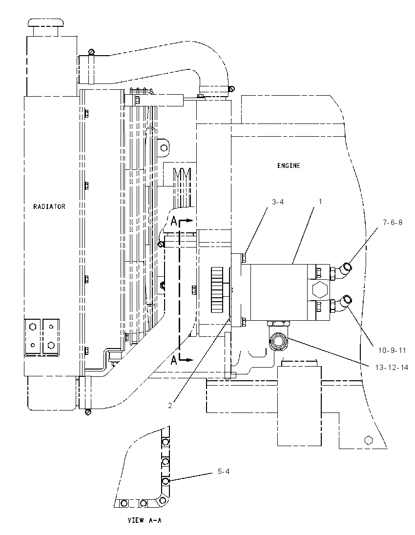 PUMP & MTG GP-STEERING 1057654 CAT