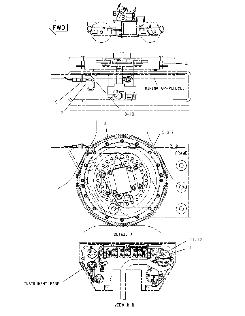 SPEEDOMETER GP 1071229 CAT