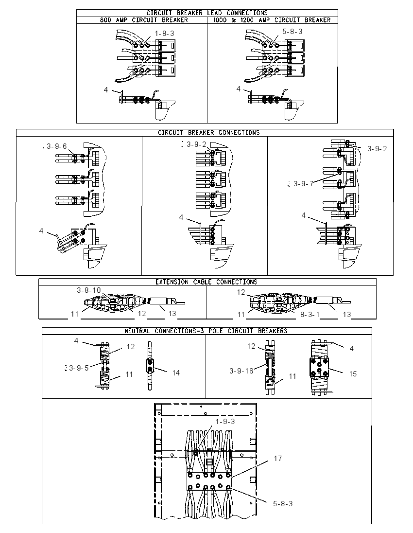 Подключение выводов генератора 1067707 CAT